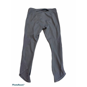 Athleta‎ Aura Sonar Mesh Capri Tight Running Leggings Gray MT